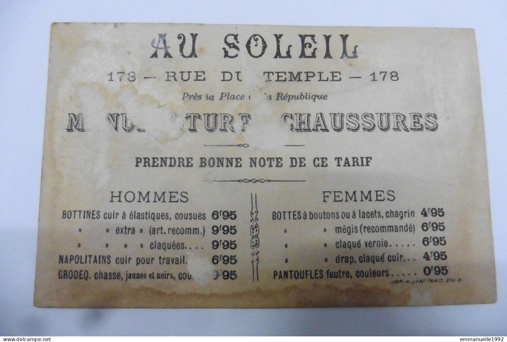 Chromo Au Soleil - Exposition Universelle De Paris 1878 - Tunisie - Pavillon - Andere & Zonder Classificatie