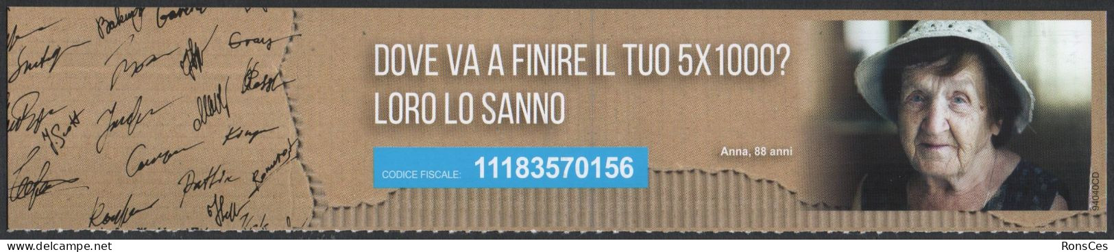 ITALIA SEGNALIBRO / BOOKMARK DOVE VA A FINIRE IL TUO 5x1000? LORO LO SANNO - PROGETTO ARCA - I - Bladwijzers