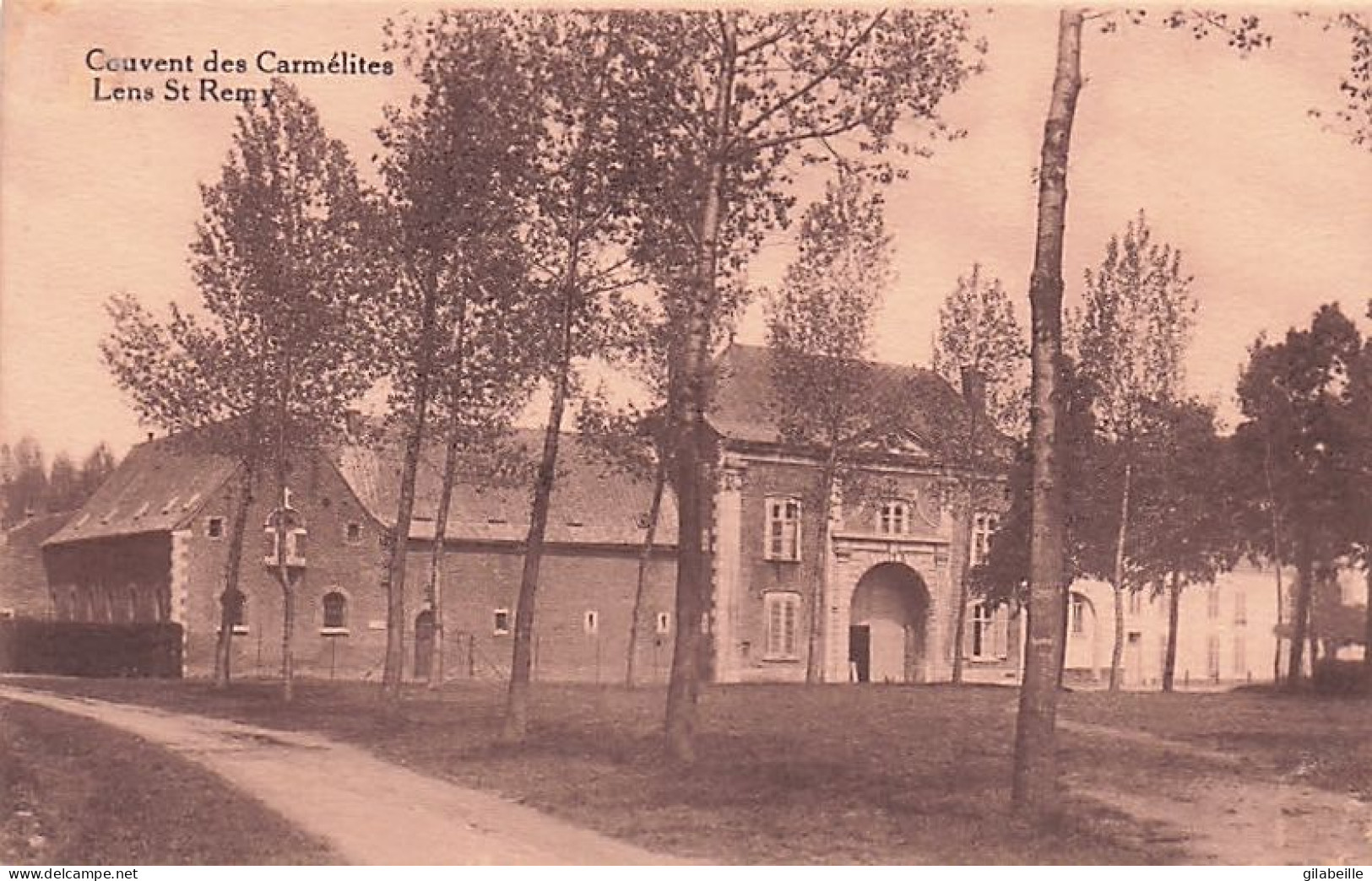 Hannut - LENS St REMY - Couvent Des Carmelites - LOT 2 CARTES - Hannut
