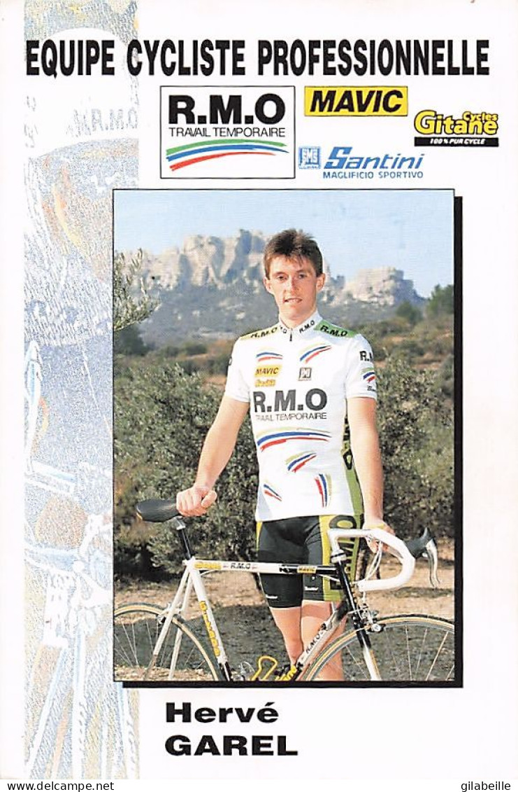 Velo - Cyclisme - Coureur Cycliste Hervé Garel  - Team R.M.O - 1988 -  - Cyclisme