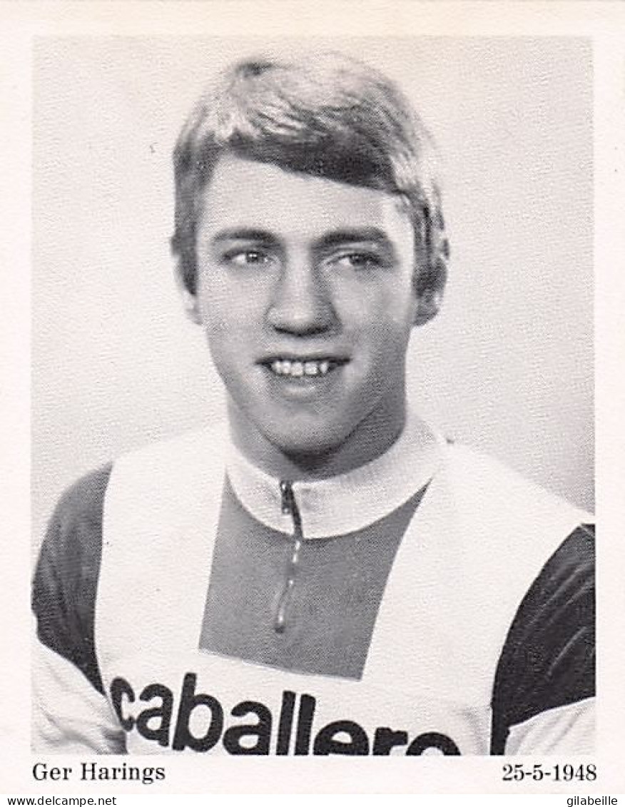 Velo - Cyclisme - Coureur Cycliste Hollandais Ger Harings - Team Caballero - 1964 - Professionele Wielrenner - Non Classés