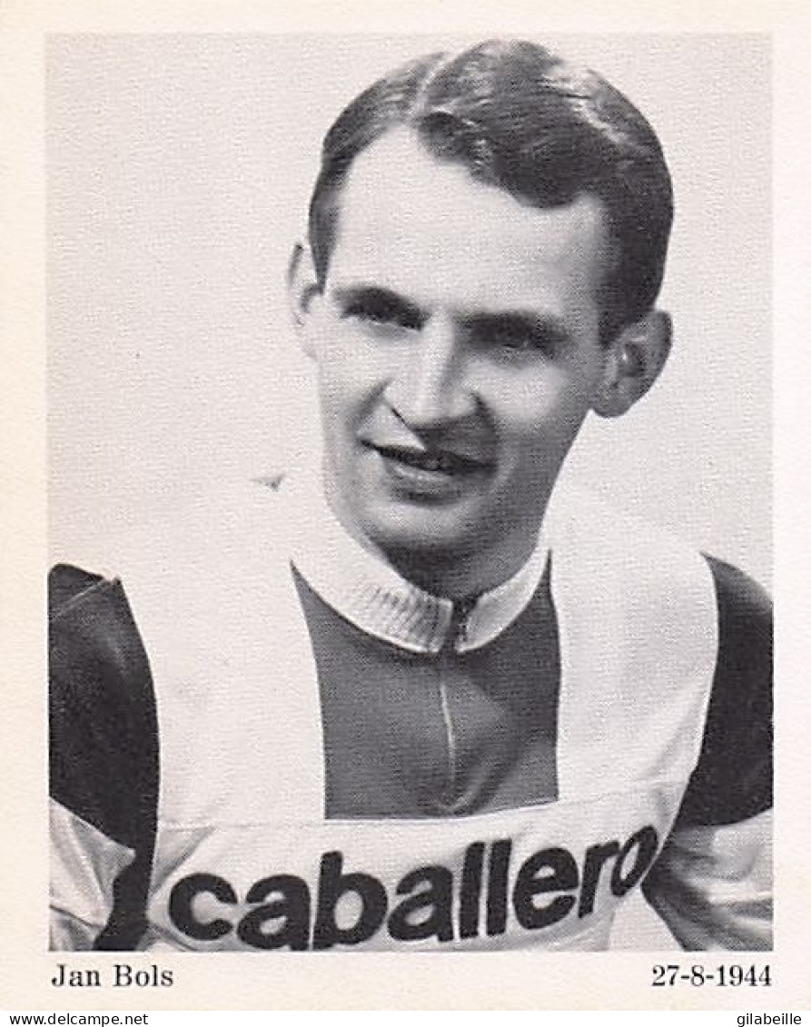 Velo - Cyclisme - Coureur Cycliste Hollandais Jan Bols  - Team Caballero - 1964 - Professionele Wielrenner - Non Classificati
