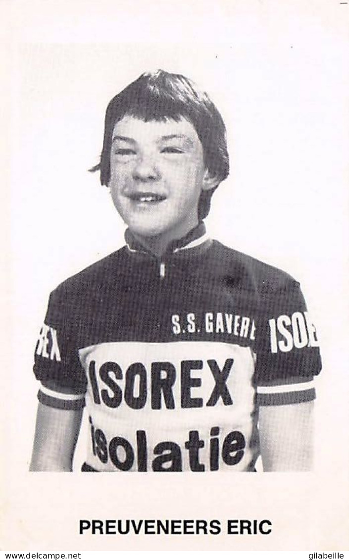 Velo - Cyclisme - Coureur Cycliste Belge Eric Preuveneers - Team Isorex - 1981  - Non Classés