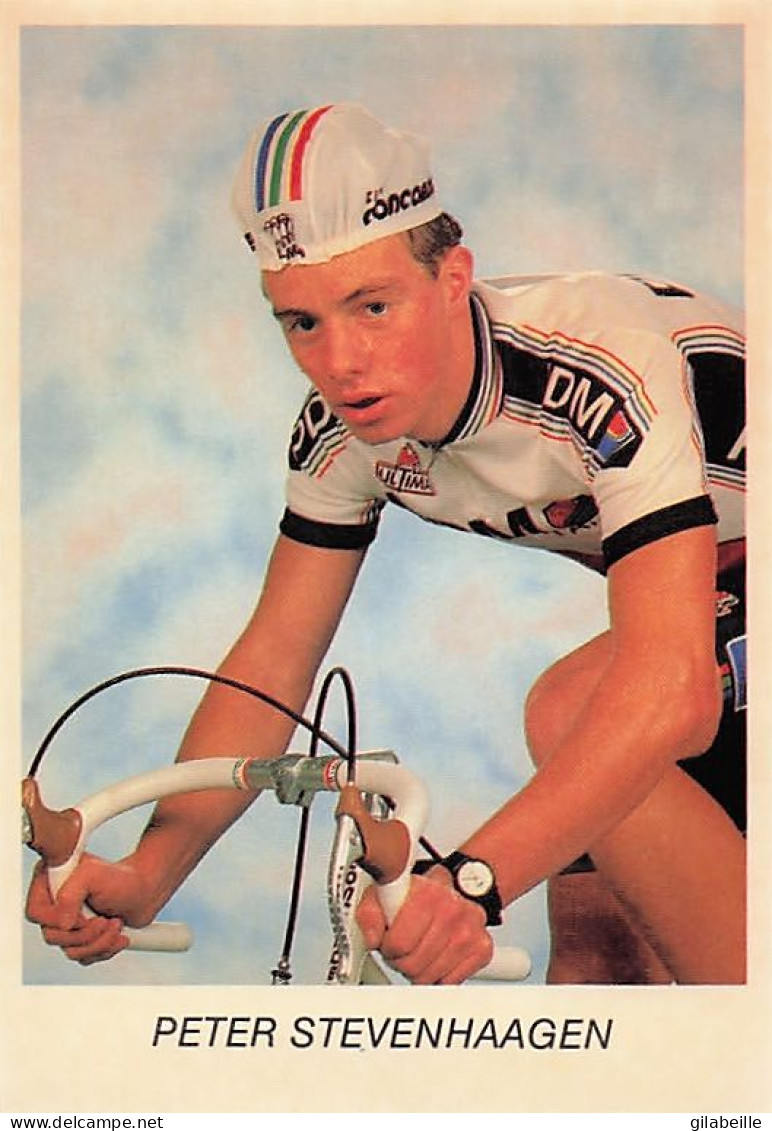 Velo - Cyclisme - Coureur  Cycliste Hollandais Peter Stevenhaagen - Team PDM - 1986  - Fietser  Professioneel - Cyclisme