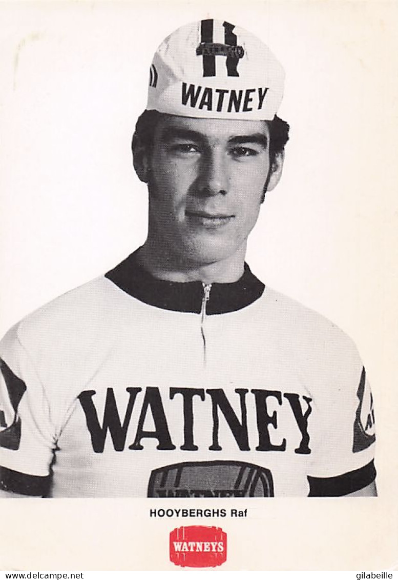 Velo - Cyclisme - Coureur  Cycliste Belge  Raf Hooyberghs - Team Watney - 1972 - Cyclisme