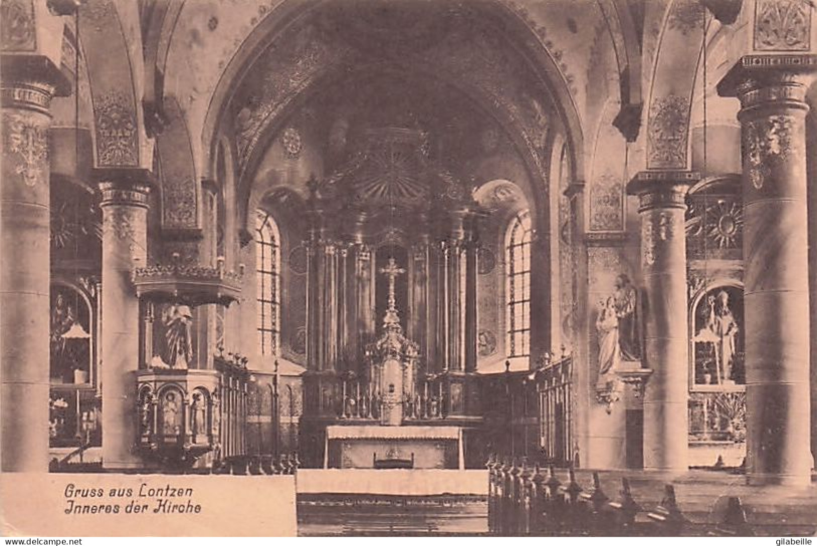 Gruss Aus LONTZEN - Inneres Der Kirche - Lontzen