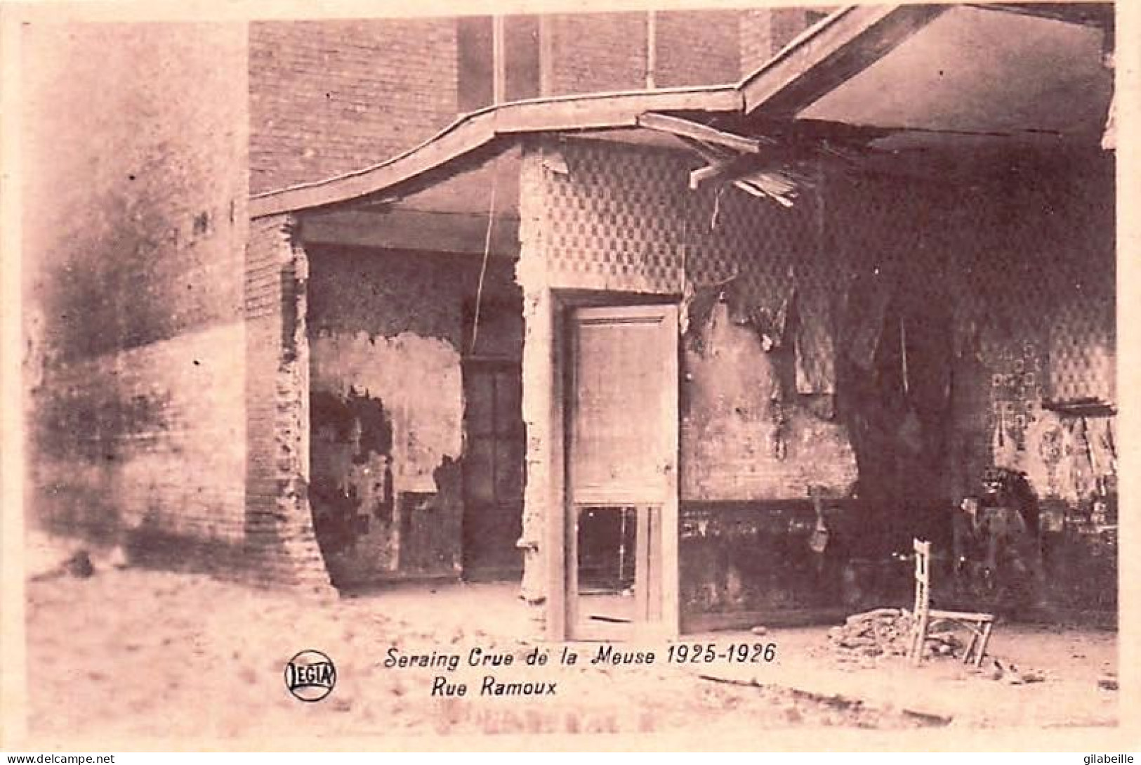 SERAING - Crue De La Meuse  1925-1926 - Rue Ramoux - Seraing