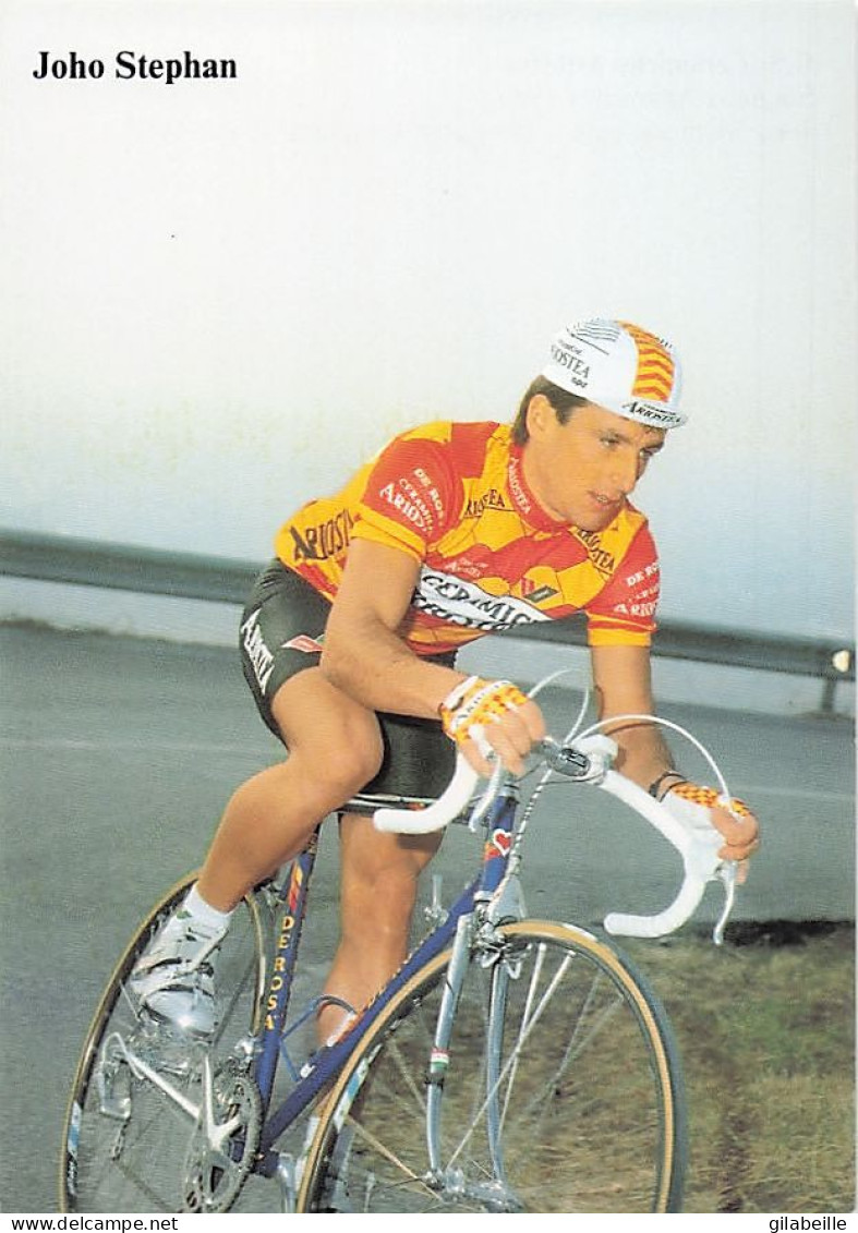 Velo - Cyclisme - Coureur  Cycliste Suisse Stephan Joho - Team G.S Ceramiche Ariostea - Wielrennen