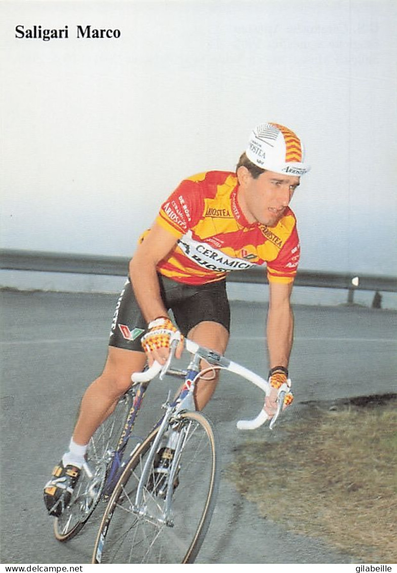 Velo - Cyclisme - Coureur  Cycliste Italien Marco Saligari - Team G.S Ceramiche Ariostea - Radsport
