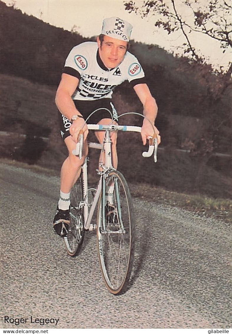 Velo - Cyclisme - Coureur  Cycliste Roger Legeay -  Team Peugeot - 1980 - Cycling