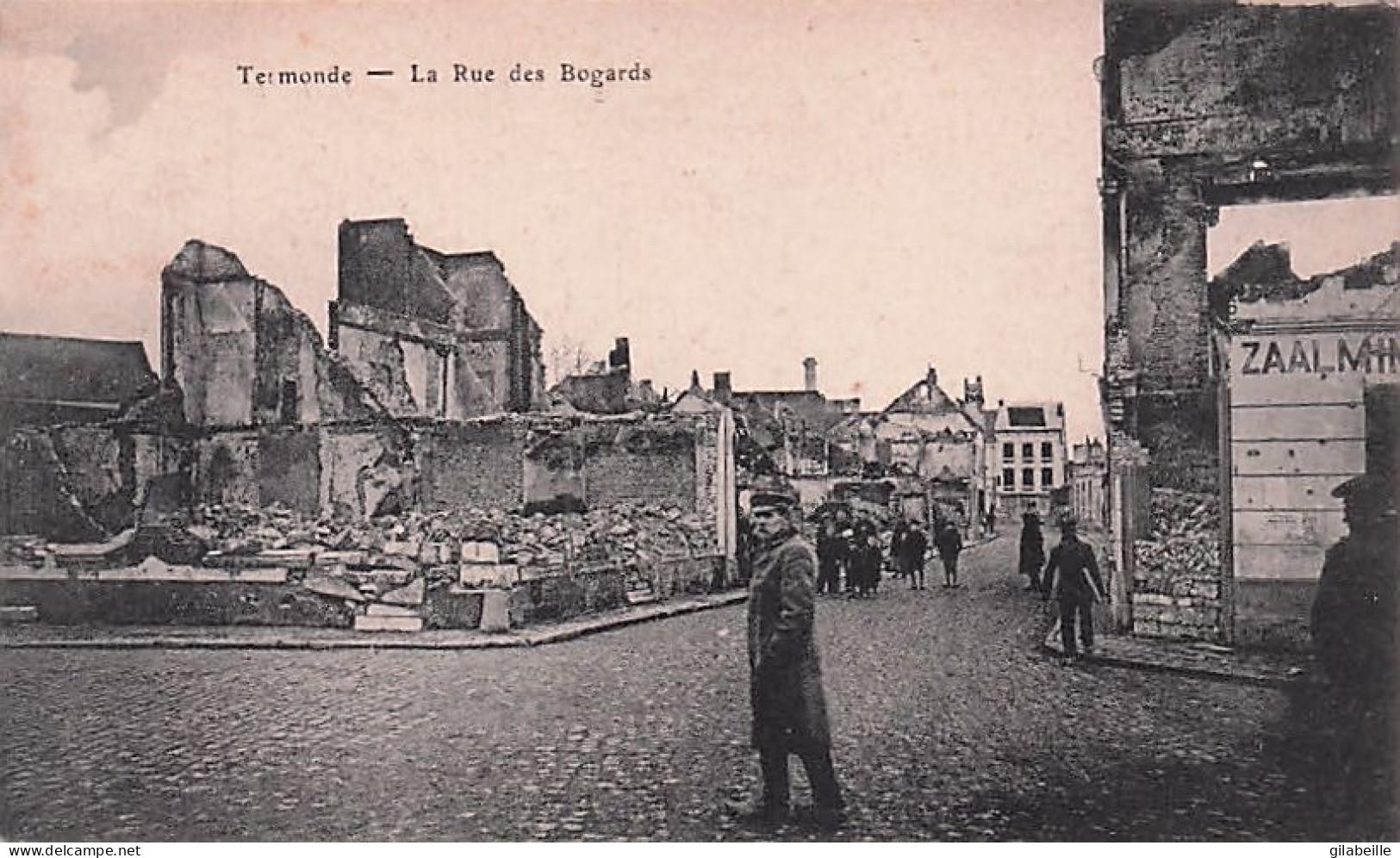 DENDERMONDE - TERMONDE - Les Ruines De Termonde - La Rue Des Bogards - Dendermonde