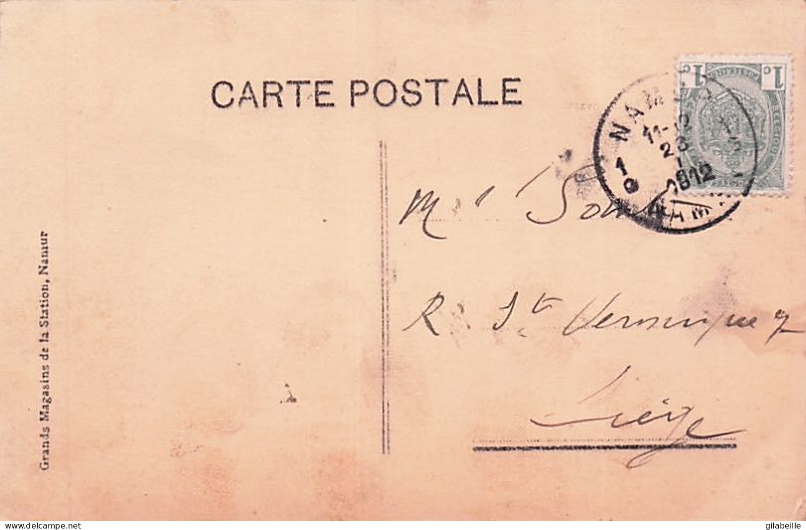 NAMUR -  Arrivée Du Bateau Touriste - 1912 - Namen