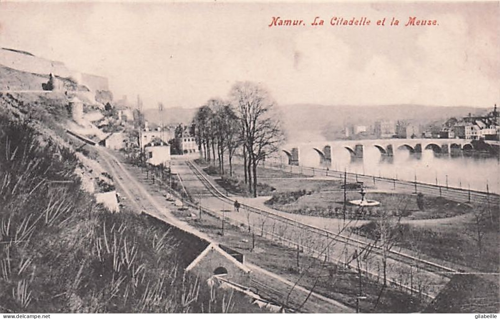 NAMUR - La Citadelle Et La Meuse  - 1909 - Namen