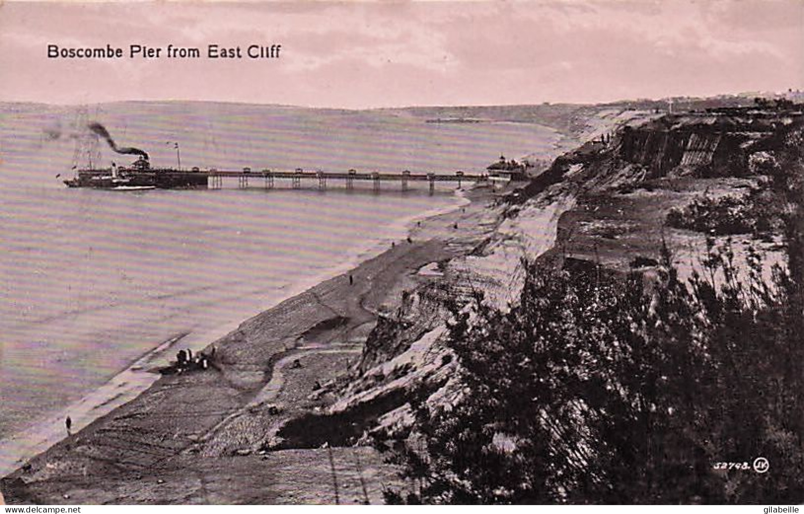 Dorset - BOSCOMBE  Pier From East Cliff - Altri & Non Classificati
