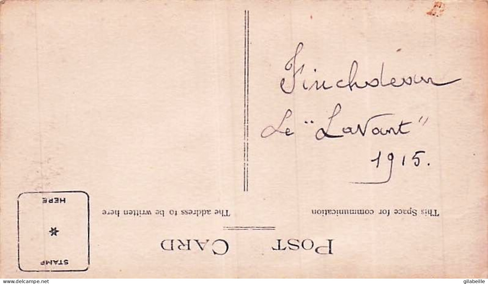 East Hampshire- Photo Card - FINCHDEAN - " Le Lavant " 1915 -  Rare - Otros & Sin Clasificación