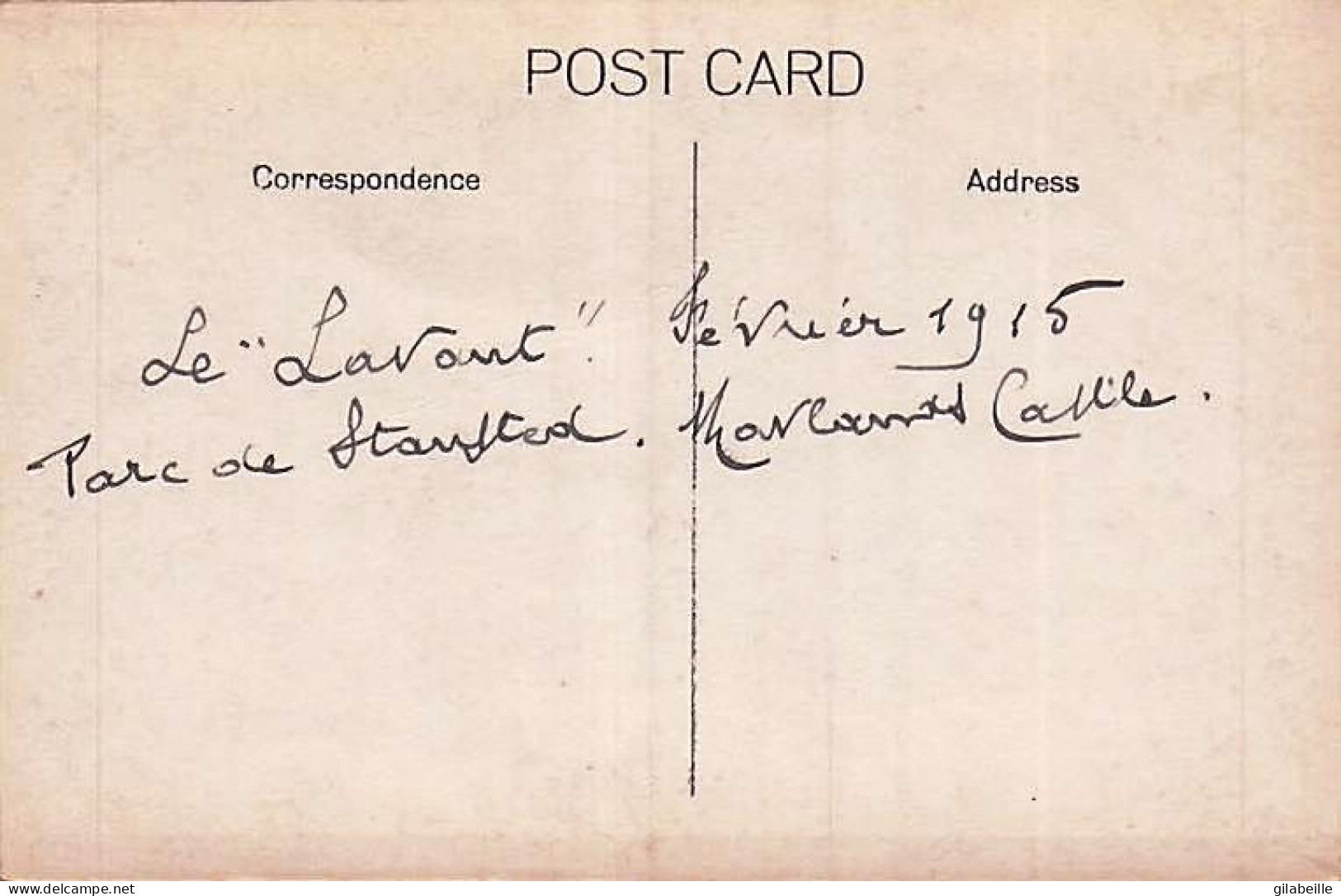 East Hampshire- Photo Card - FINCHDEAN - " Le Lavant " 1915 - Parc De Stansted - Rare - Andere & Zonder Classificatie