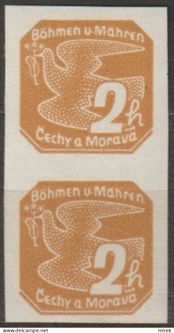 082/ Pof. NV 1, Matt Gum - Unused Stamps