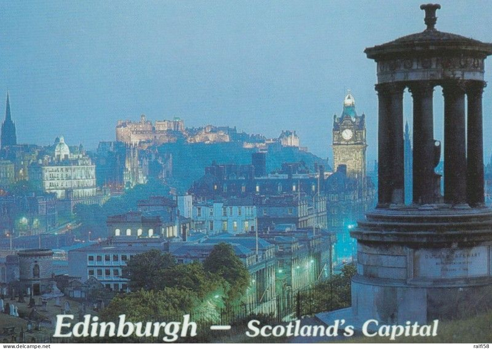 1 AK Schottland * Edinburgh By Night From Calton Hill - Edinburgh - Scotland's Capital * - Midlothian/ Edinburgh