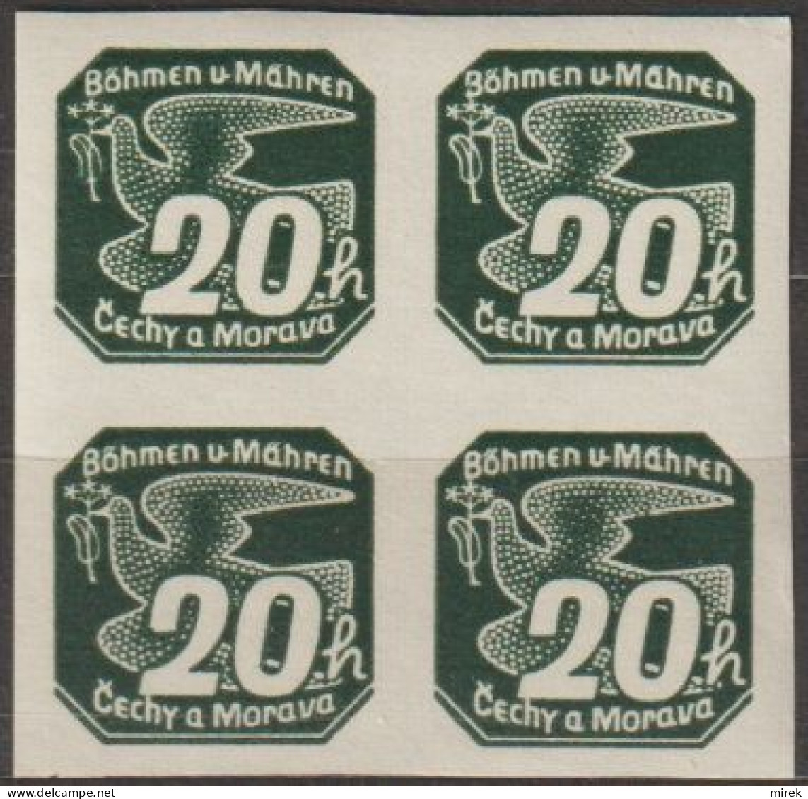 083/ Pof. NV 7, Matt Gum - Unused Stamps