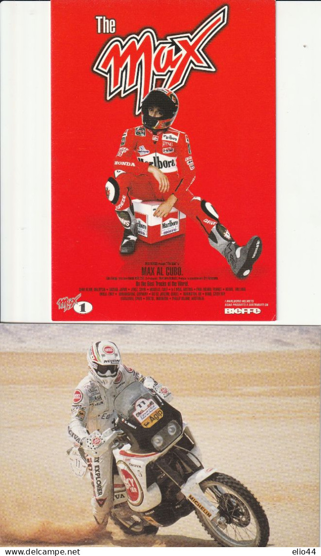Tematica  Motociclismo - Edi Orioli - Max Biagi - - Motorradsport