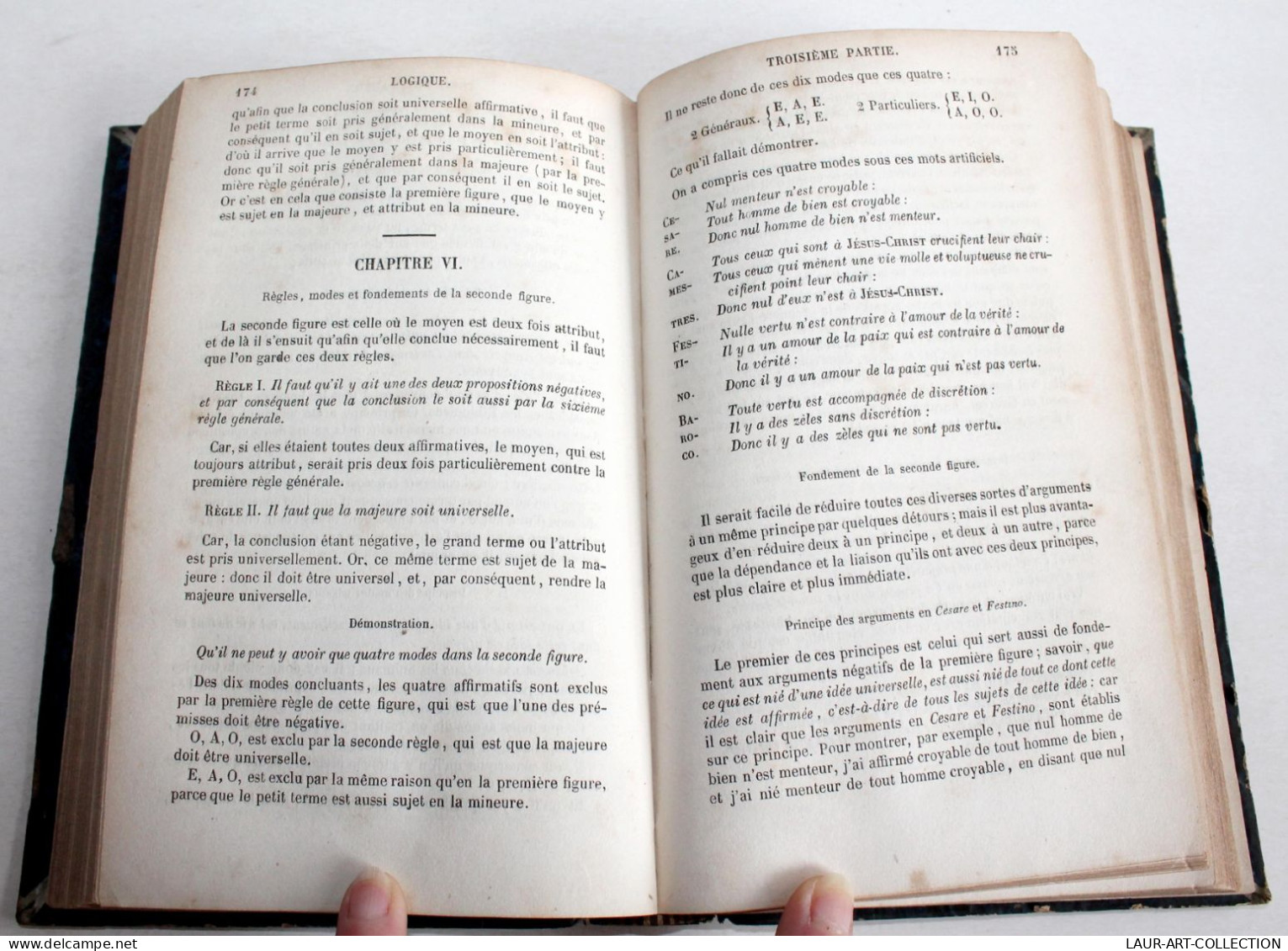 LOGIQUE DE PORT ROYAL, 3 FRAGMENT DE PASCAL PHILOSOPHIE + INTRO De JOURDAIN 1854, LIVRE ANCIEN XIXe SIECLE (2204.63) - Psychologie/Philosophie