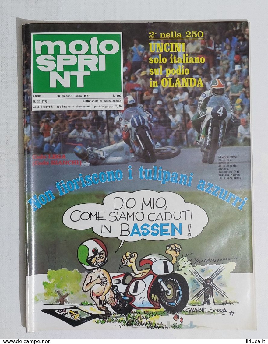 44659 Motosprint 1977 A. II N. 26 - Uncini / Mikkola / Harley Davidson - Motori