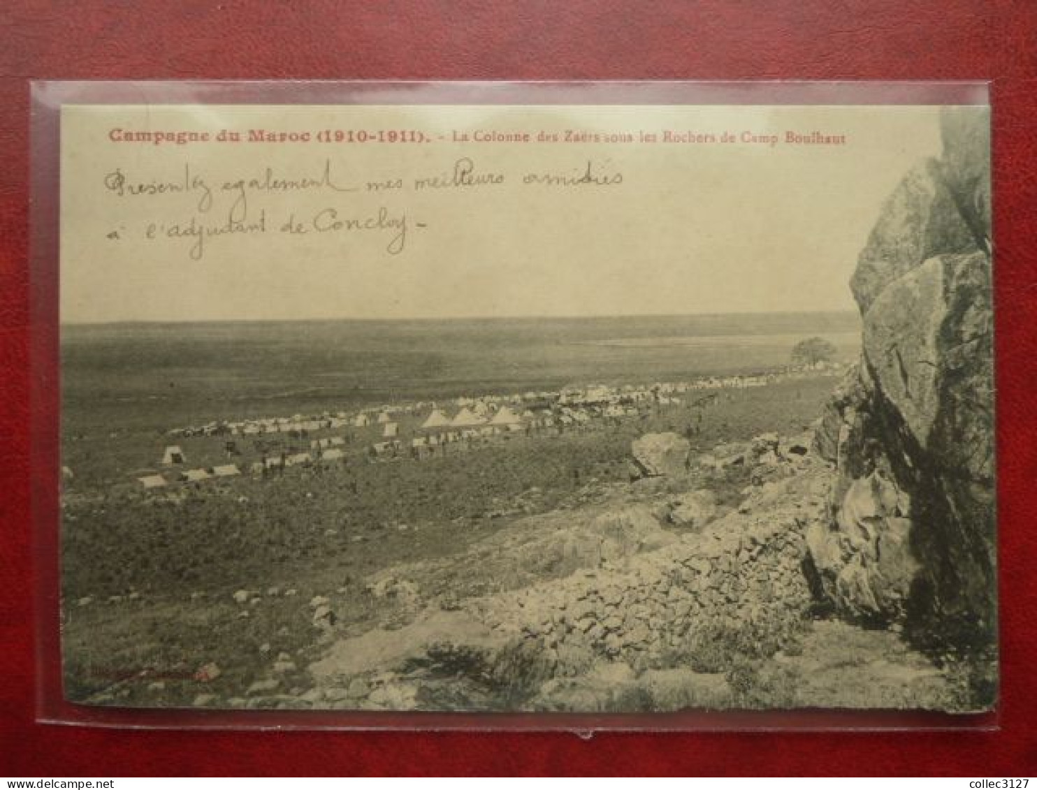 LF1 - Campagne Du Maroc (1910-1911) - La Colonne Des Zaërs Sous Les Rochers De Camp Boulhaut - Altri & Non Classificati