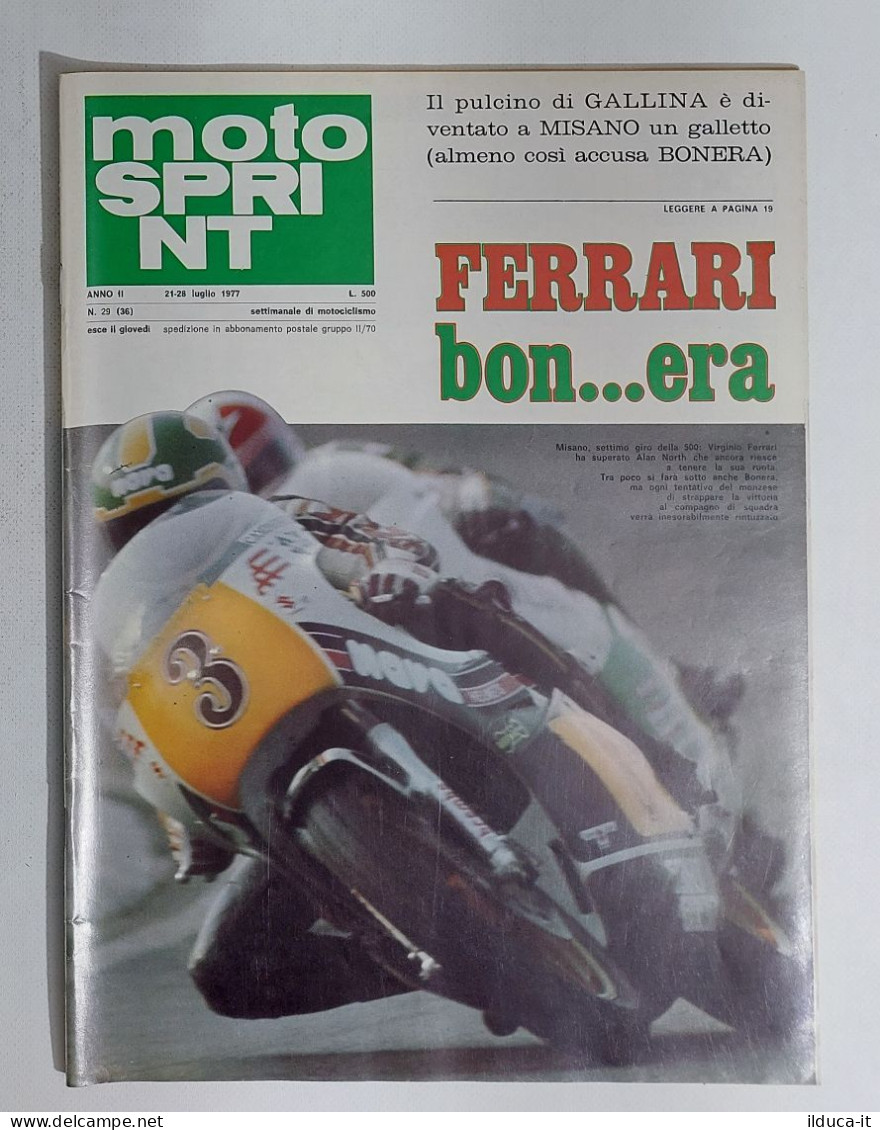 44668 Motosprint 1977 A. II N. 29 - La Verda 500 / Mikkola - Motori