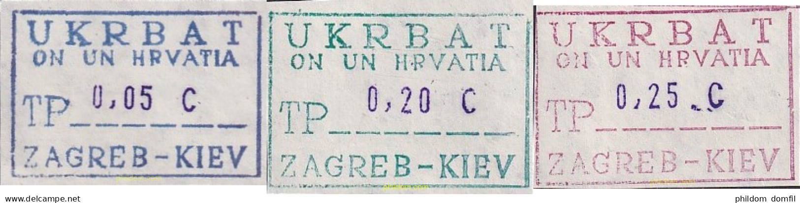 730444 MNH UCRANIA 1994 EJERCITO UCRANIANO PARA LA ONU EN CROACIA - Ukraine