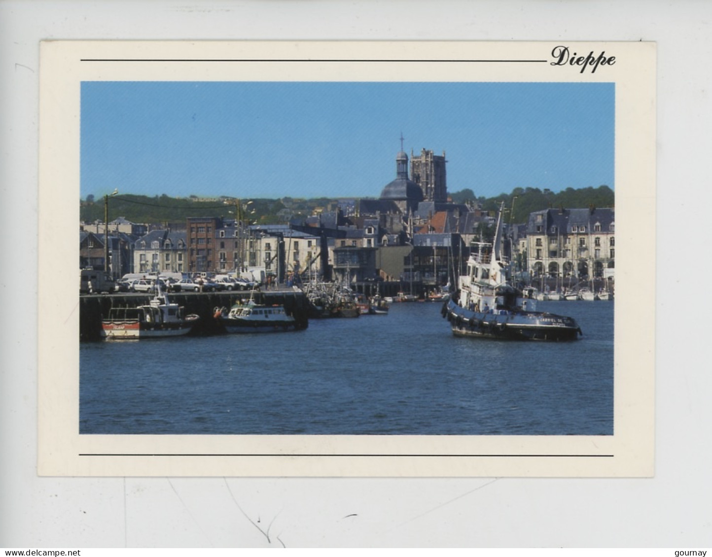 Dieppe : Le Port Et Les Bateaux De Pêche, église Saint Jacques (la Côte Normande N°29 Artaud) - Dieppe