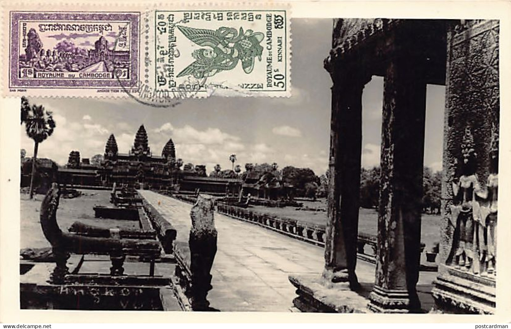 Cambodge - Vue Générale Des Temples D'ANgkor - CARTE PHOTO - Cambodia