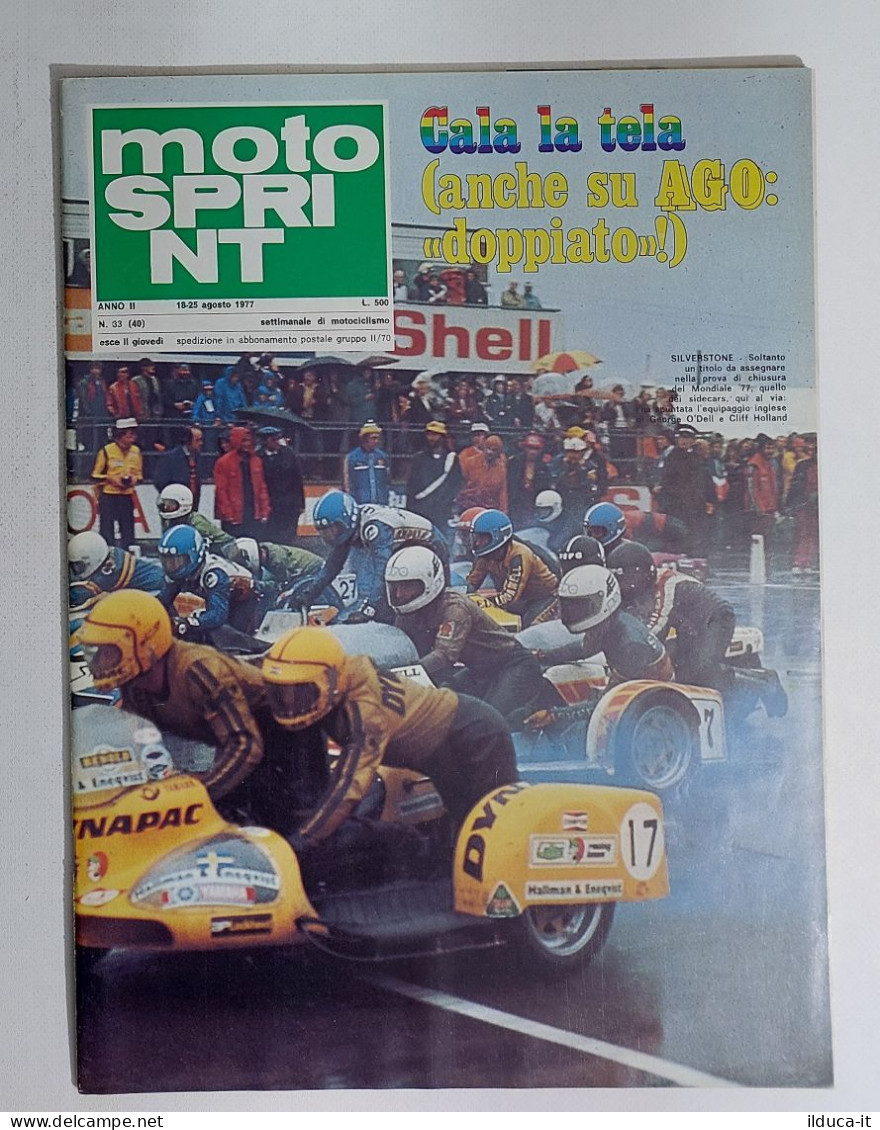 44675 Motosprint 1977 A. II N. 33 - Honda 500 K / Vespa - Moteurs