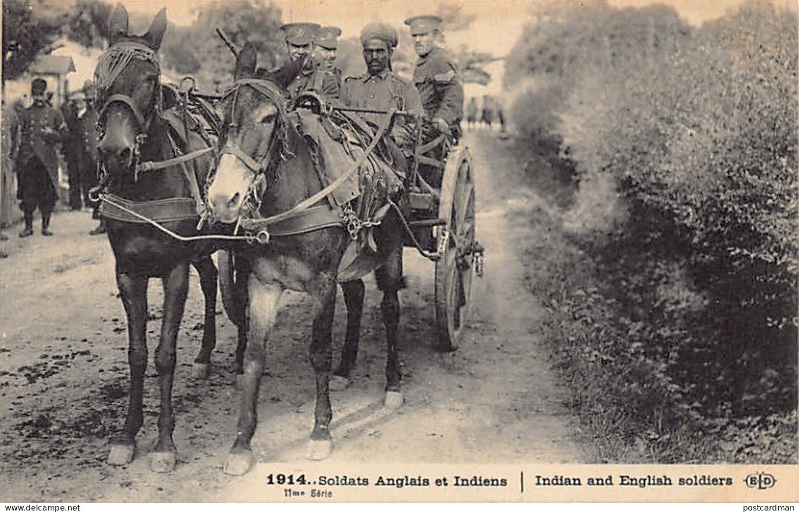 India - World War One - Indian And British Soldiers In France - Inde