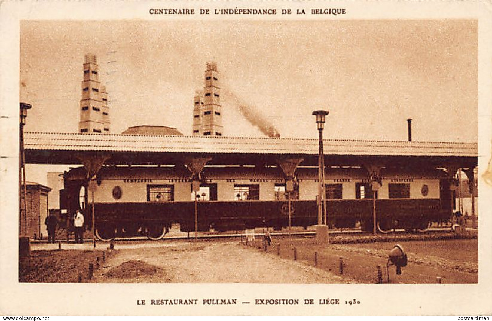 Belgique - Exposition De Liège 1930 - Le Wagon-restaurant Pullman - Liège
