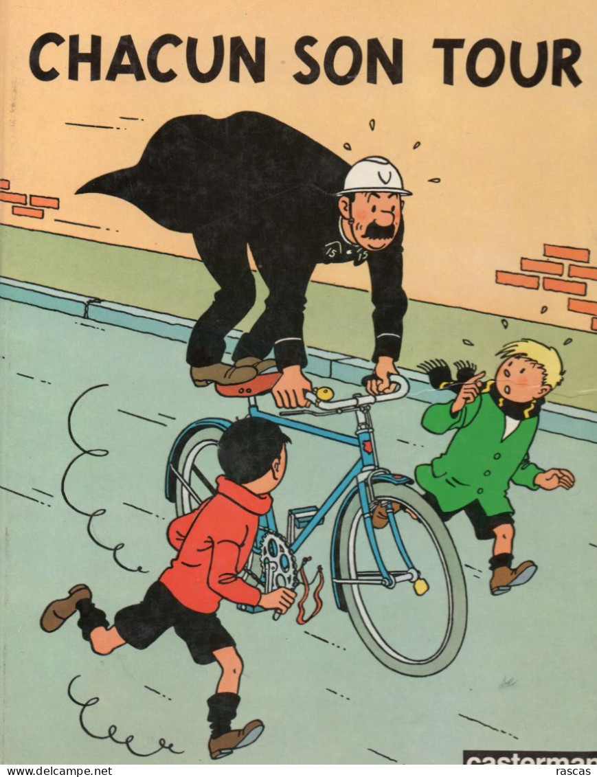 BANDE DESSINEE DE HERGE - QUICK AND FLUPKE - CHACUN SON TOUR - Gotlib