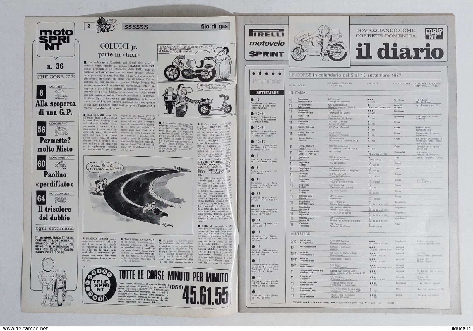 44689 Motosprint 1977 A. II N. 36 - Economy Lucky 750 - Engines