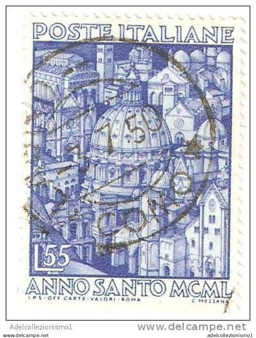 100064) Anno Santo 1950 - 29 Maggio 1950 Serie Completa Usata La Vendita E Riferita A 1 Sola Serie A Caso - 1946-60: Gebraucht