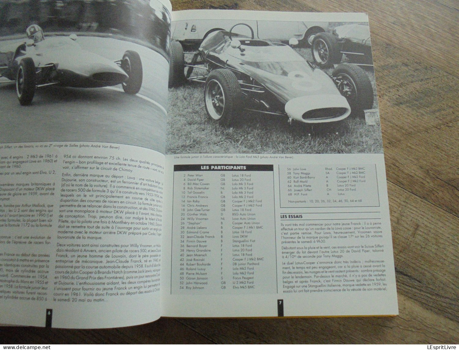 LE GRAND PRIX DES FRONTIERES à CHIMAY Tome 2 1960 à 1973 Biaumet RARE Régionalisme Hainaut Course F3 Automobile Auto