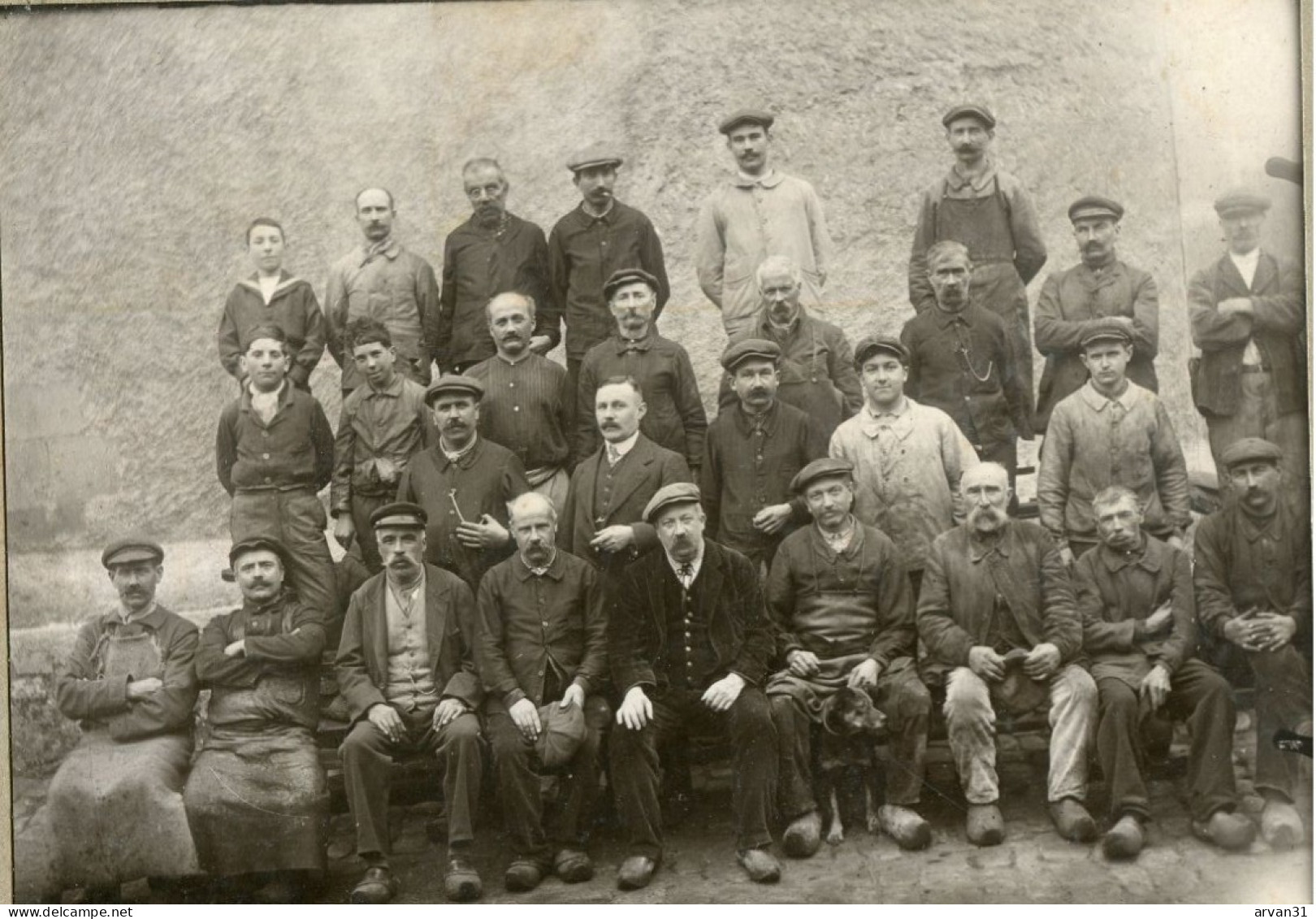 St ELOY Les MINES - BELLE PHOTO De GROUPE Des MINEURS Des HOUILLERES De St ELOY - - Saint Eloy Les Mines