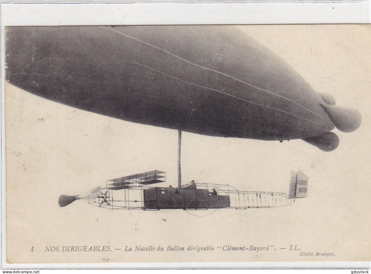 Nos Dirigeables - La Nacelle Du Ballon Dirigeable "Clément-Bayard" - Airships