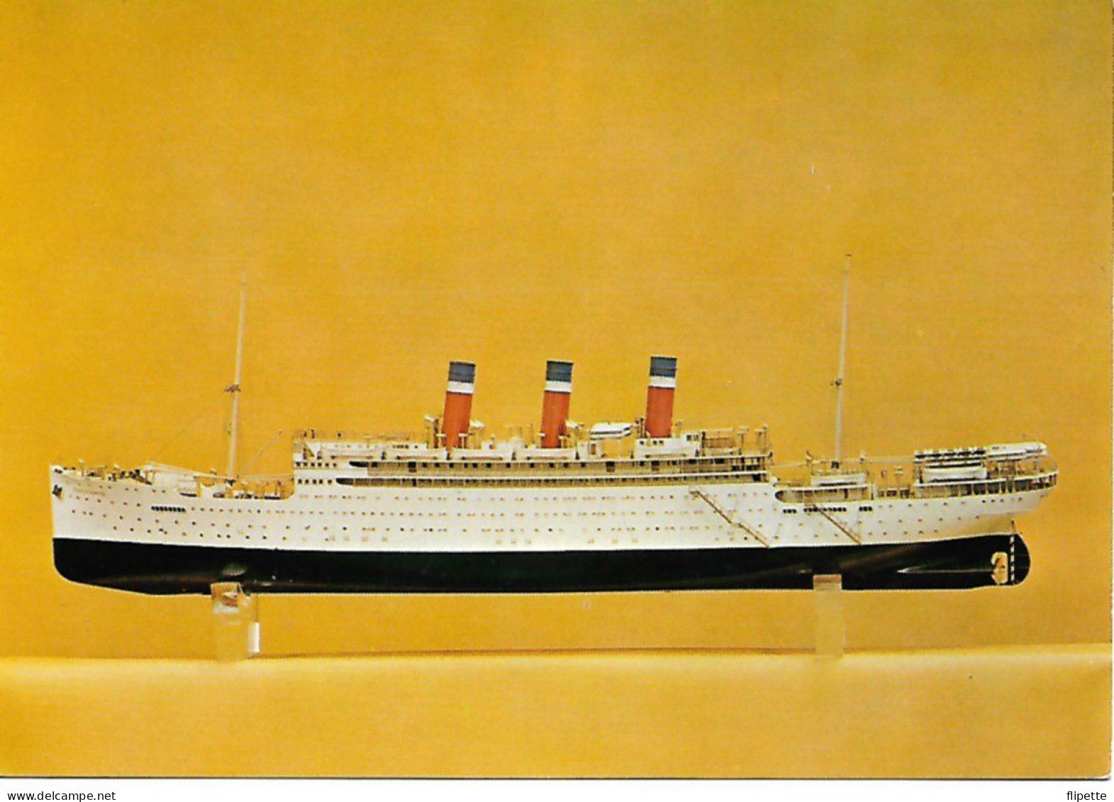 L150C1011 - Lot De 5 Cartes - Musée De La Marine De Marseille - Maquettes De Bateaux - Autres & Non Classés