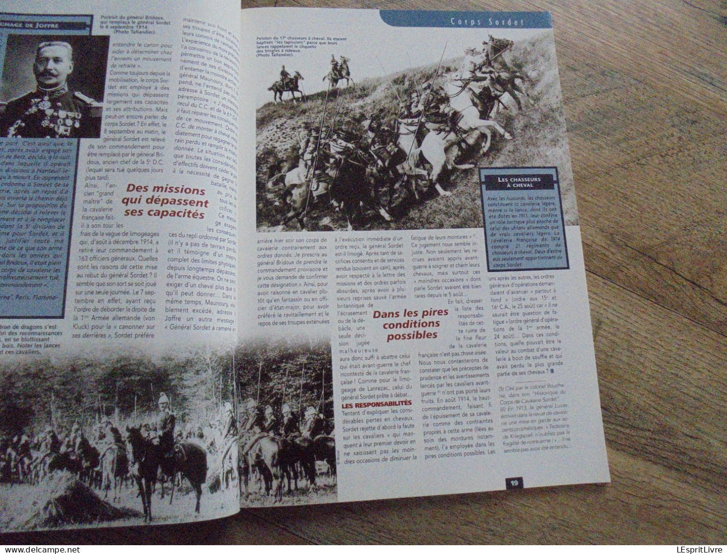 14 18 Le Magazine De La Grande Guerre N° 15 Cavalerie Sordet Baron Rouge Von Richtofen Fokker Goeben Artisanat Tranchée - Oorlog 1914-18