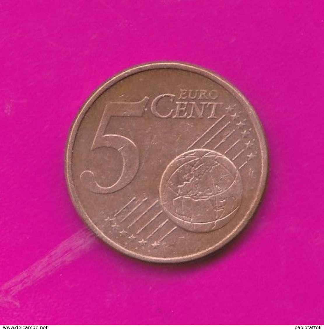 Germany, D 2011- 5 Euro Cent- Nickel Brass- Obverse Oak Leaf. Reverse Denomination- BB, VF, TTB, SS- - Deutschland