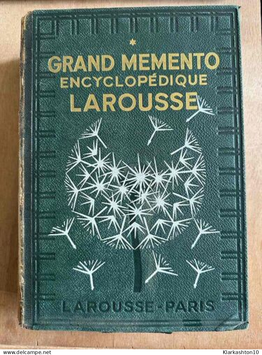 Grand Mémento Encyclopédique Larousse Tome 1 - Other & Unclassified