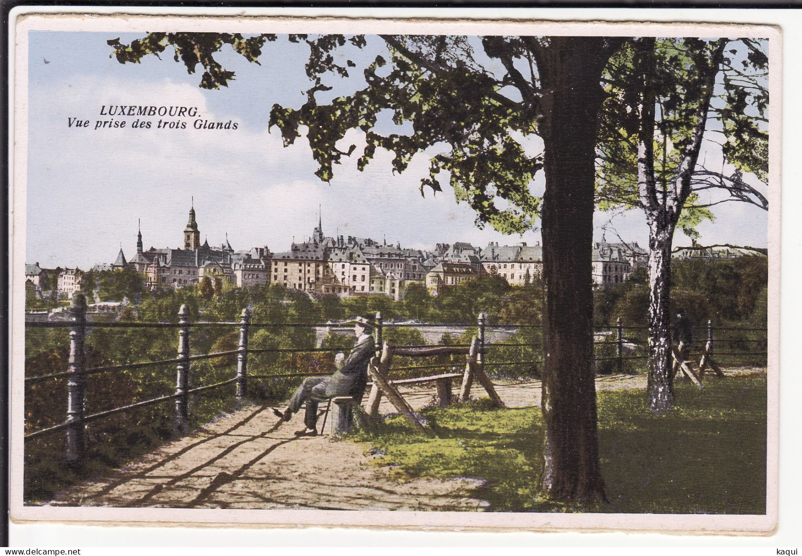 LUXEMBOURG - Vue Prise Des Trois Glands - Edit. Th. Wirol - Luxemburg - Stad