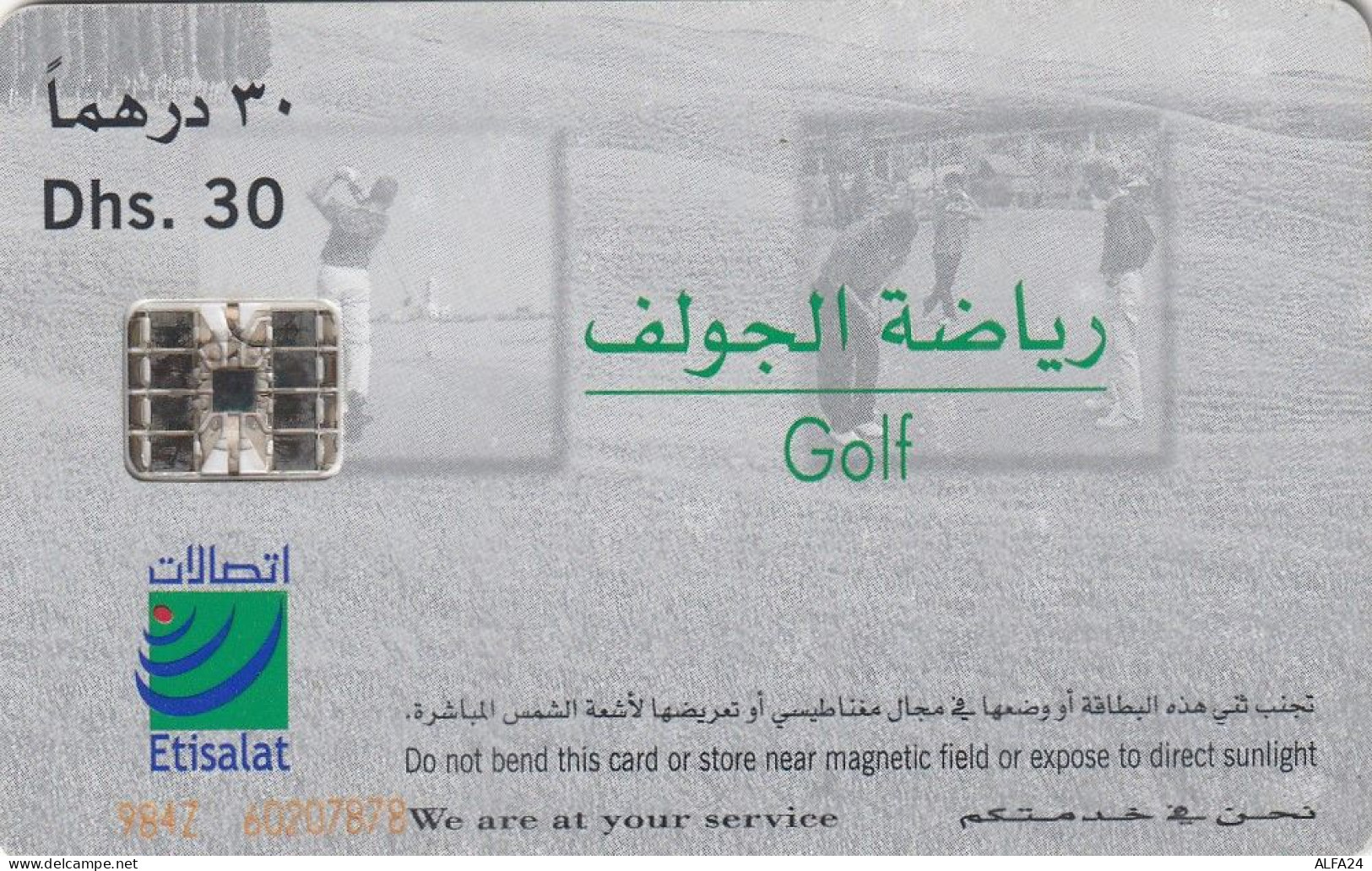 PHONE CARD EMIRATI ARABI  (CZ2400 - Ver. Arab. Emirate