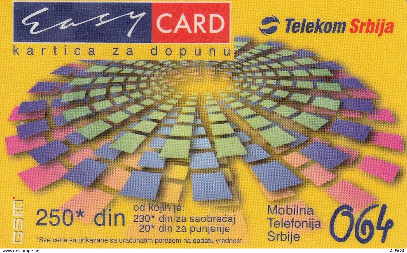 PREPAID PHONE CARD SERBIA  (CZ2305 - Joegoslavië