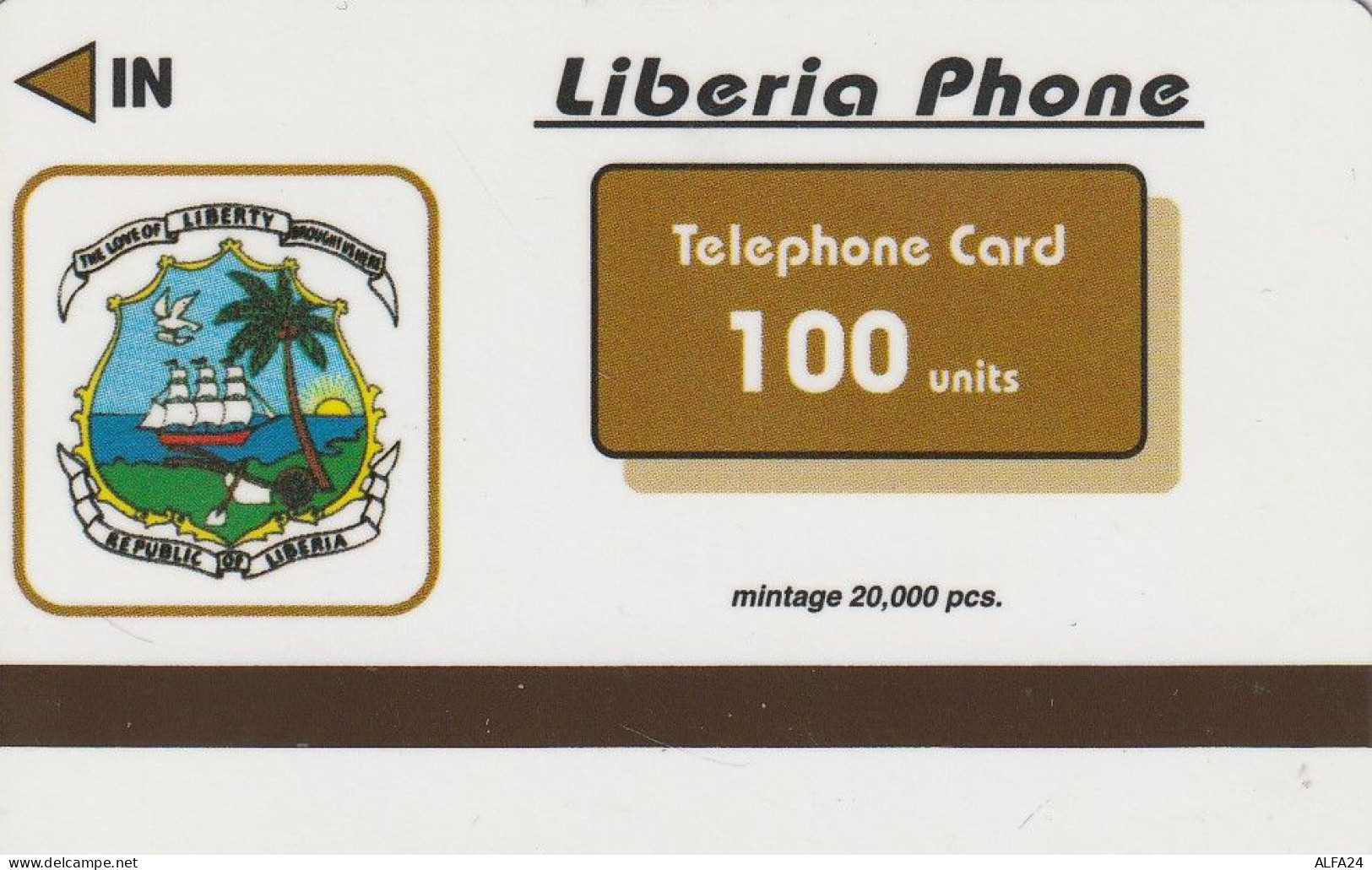 PHONE CARD LIBERIA  (CZ2275 - Liberia