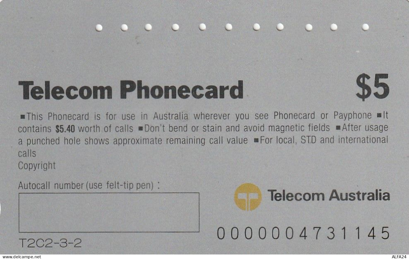 PHONE CARD AUSTRALIA  (CZ2266 - Australië