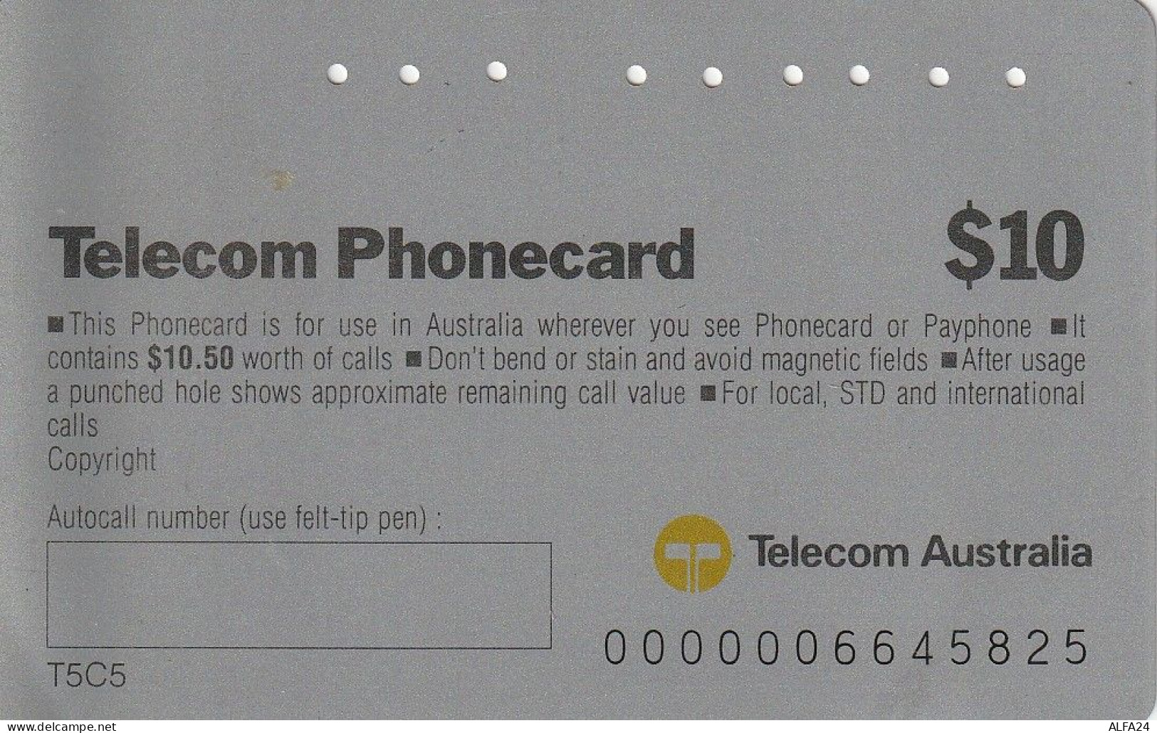PHONE CARD AUSTRALIA  (CZ2261 - Australië
